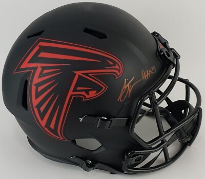 #ad A.J. Terrell Signed Atlanta Falcons Full Size Eclipse Replica Helmet w COA $191.40