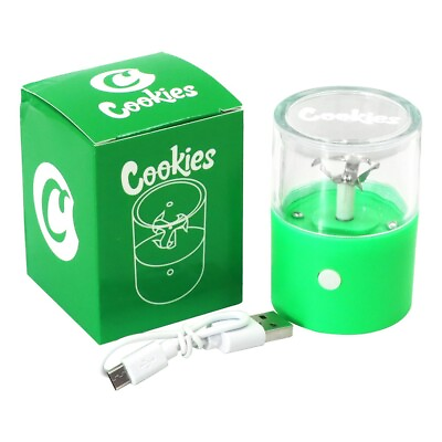 #ad Electric Portable Auto Herb Grinding Crusher Machine Rechargeable USB Green $9.88