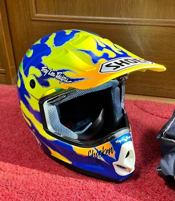 #ad Vintage SHOEI Motocross Helmet VF X2 Jeff Matiasevich Replica Size L $398.00