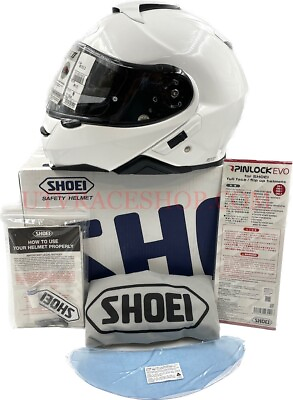 #ad Shoei Neotec II Modular Helmet White Medium 0116010905 $560.00