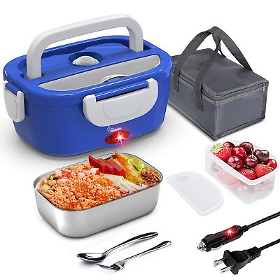 #ad Electric Lunch Box for Car and Home Portable Food Warmer 60W Faster Food Hea... $29.86