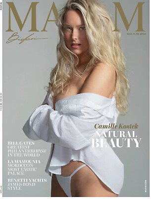 #ad Camille Kostek Maxim Magazine May 2024 June 2024 $12.95