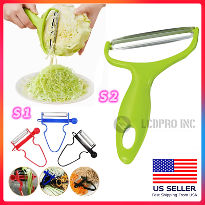 #ad Stainless Steel Potato Peeler Cabbage Lettuce Vegetable Shredder Slicer Salad US $5.63
