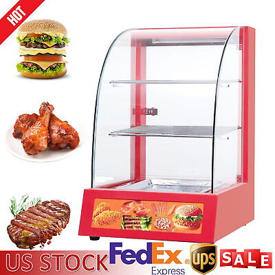 #ad Commercial Arc shaped Food Display Case 110V Pastry Display Case 3 Tier Warmer $193.99