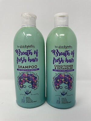 #ad #ad Pair Of Breath of Fresh Hair by Urban Hydration Conditioner amp; Detangler Shampoo $15.97