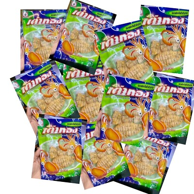 #ad #ad 30 packs Taotong Roller Seasoned Cuttlefish Dried Squid Thai Snack Food Party $68.45