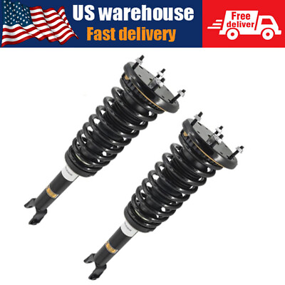 #ad #ad Pair Front Shock Struts Assembly w Electric for Jaguar XJ XJR X351 RWD 2010 2019 $285.00