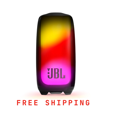 #ad JBL Pulse 5 Portable Bluetooth Speaker Water Proof Color Black Free Shipping $89.99