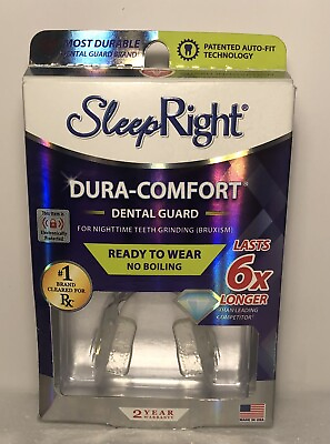#ad SleepRight Dura Comfort Dental Guard Mouth Guard Teeth Grinding Protection BNIB $21.99