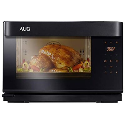 AUG Countertop Steam Oven Convection Grill 8 Functions Combi Black Stainless $510.18