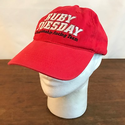 #ad Ruby Tuesday Championship Racing Team Red Cotton Adjustable Baseball Cap CH17 $19.95