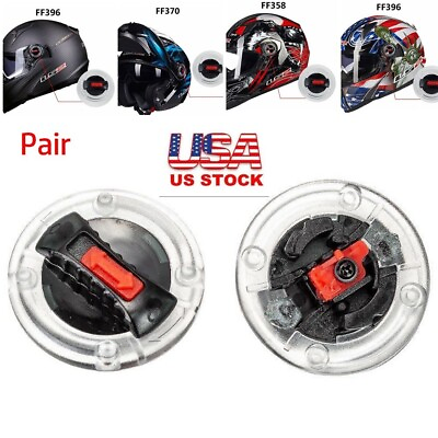 For LS2 Helmet Accessories Lens Clips Base Latch Ear Cap Knob $9.67