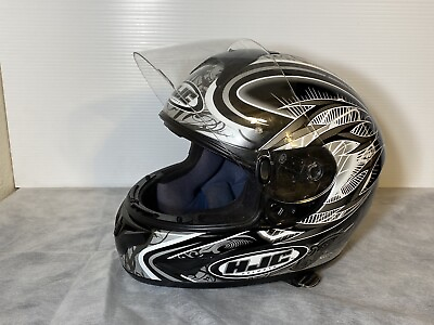 #ad HJC CL 16 Fullface Helmet Size S M Hellion Silver Motorcycle Snowmobile $49.99