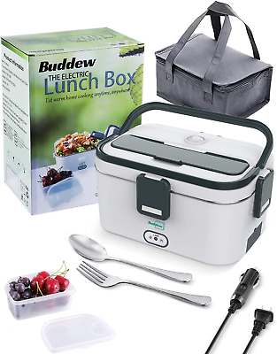 Electric Lunch Box Food Heater Portable Warmer Heated Container Car Office1.8L $59.99