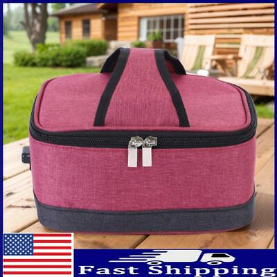 #ad #ad USB Portable Food Warmer Heater Container Lunch Warming Tote Bento Thermal Bag $20.39