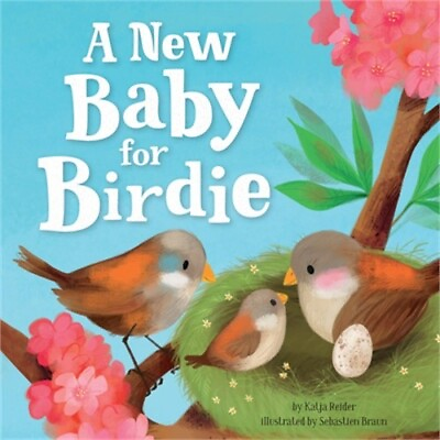 #ad A New Baby for Birdie Board Book $10.95
