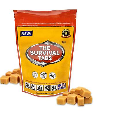 #ad #ad Survival tabs 2 days 24 tabs emergency food supply survival food butterscotch $9.95