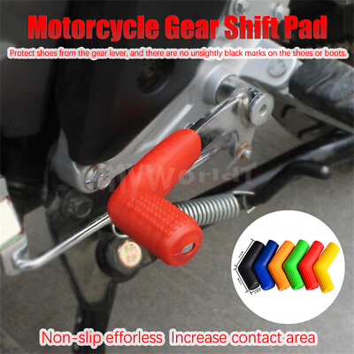 Motorcycle Universal Rubber Gear Shifter Lever Cover Boot Shoe Protector Saver $2.99