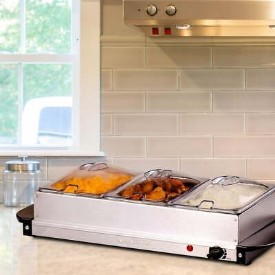 #ad Electric Buffet Server amp; Food Warmer Temperature Control Perfect for Parties US $35.85