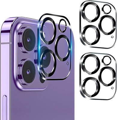3 PACK Camera Lens Protector 9H Tempered GLASS For iPhone 14 Pro Max 14 Plus $4.99