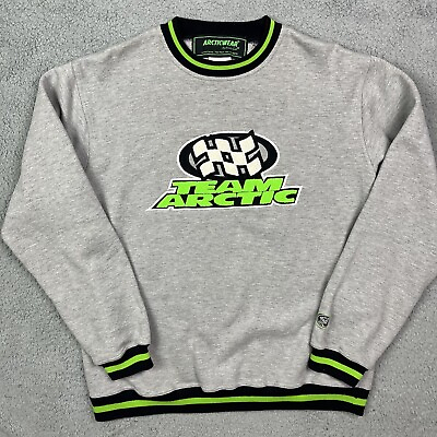 #ad Vintage Team Arctic Cat Crewneck Arcticwear Sweater Sweatshirt Size XL $49.95