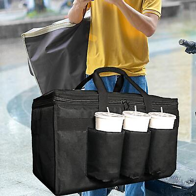 #ad #ad Insulated Food Delivery Bag Thickened with Handle Food Warmer Insulated Bag for $28.05