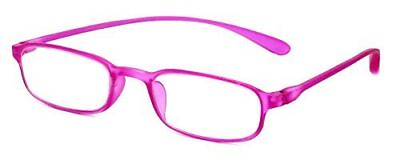 #ad Calabria 718 Unisex Lightweight Flexie Reading Glass in Fuschia Pink 4.50 47 mm $15.95