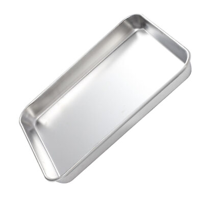 #ad #ad Stainless Steel Tray Toddler Metal Serving Food Catering Trays $13.45