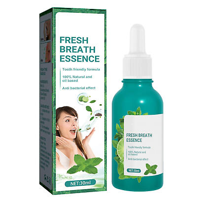 #ad 30ml Mint Oil Based Breath Essence Mint Breath Freshener with Squeeze Pump Head $8.99
