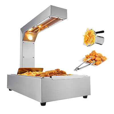 #ad VEVOR French Fry Warmer Fries Dump Station Countertop Food Heat Lamp for Chips $96.99
