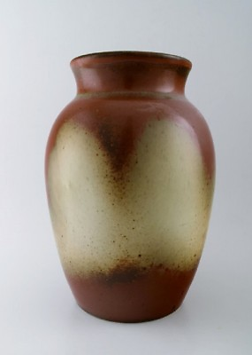 #ad Bamp;G Bing amp; Grondahl presumably Valdemar Pedersen stoneware vase. $840.00