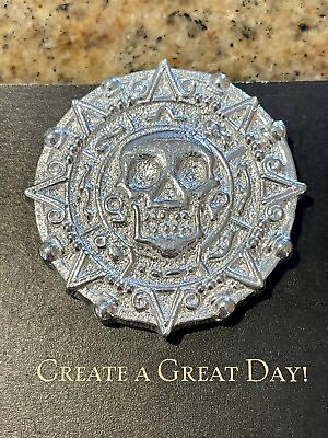 #ad Silver Pirate 🏴‍☠️ Coin 1 ounce .999 Caribbean Pieces of Eight oz Cast Handmade $53.81