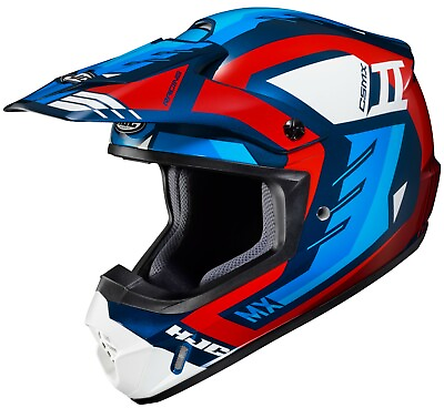 #ad HJC CS MX2 Phyton Motocross Helmet Red White Blue XS SM MD LG XL 2XL 3XL ATV BK $103.99
