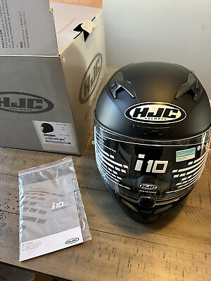 #ad HJC i10 Semi Flat Black Full Face Motorcycle Helmet $129.99