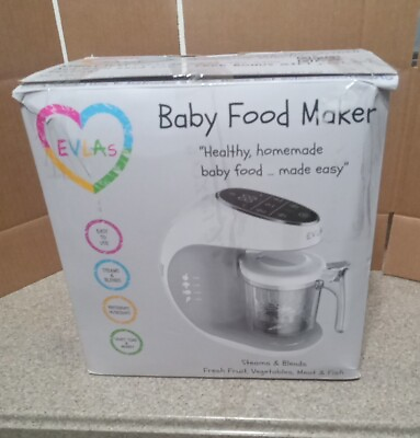 #ad EVLA#x27;S Baby Food Maker Healthy Homemade Baby Food in Minutes Steamer Blender $49.99