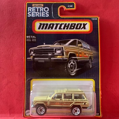#ad 2022 Matchbox RETRO SERIES 1988 Jeep Wagoneer $9.90