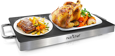 #ad Extra Large Food Warmer for Parties Electric Server Warming Tray Hot Plate $121.99