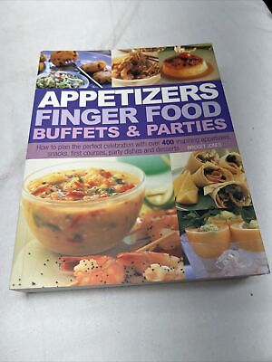 #ad Vintage Cookbook Appetizers Finger Food Buffets amp; Parties 400 Recipes Snacks $39.99