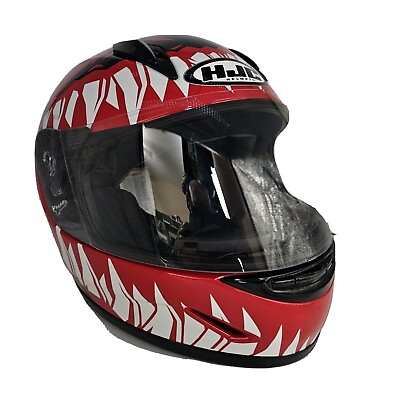 #ad #ad HJC CL Y Zuky Youth Helmet Large Red MC 1 Fast Shipping New $80.00
