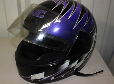 HJC CL 10 Full Face Motorcycle Helmet Purple Sz M $19.99
