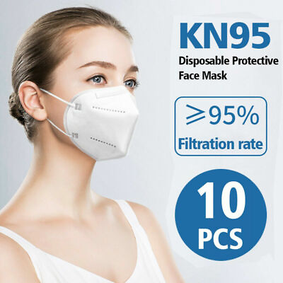 10pcs HUAGANG KN95 Face Mask Disposable Covers Mouth Nose Protective $9.88