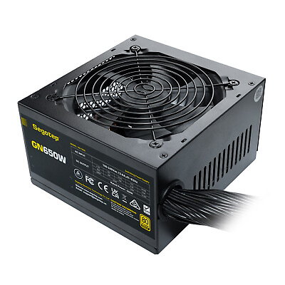 #ad Segotep Gaming 650w Power Supply 80 Plus Gold Non Modular ATX PC Case PSU $59.99