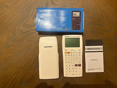 #ad Graphing Calculator CATIGA CS121 Scientific and Engineering Calculator White $18.99