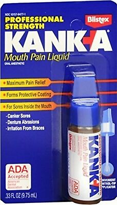 #ad Blistex Kanka Maximum Strength Mouth Pain Liquid 0.33oz $11.00