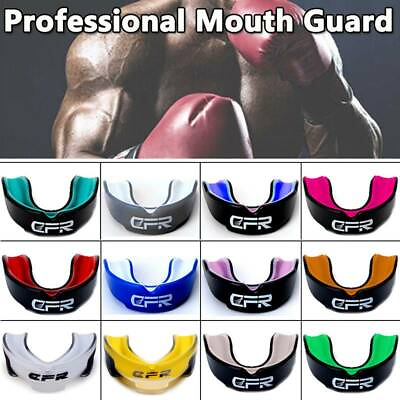 US Mouth Guard Gum Shield Bruxism Dental Teeth Protection Grinding Sports Boxing $5.98