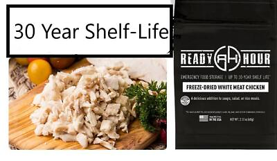 #ad Freeze Dried White Meat Chicken Single Pouch 30 Yr. Shelf Life Emergency Food $18.41