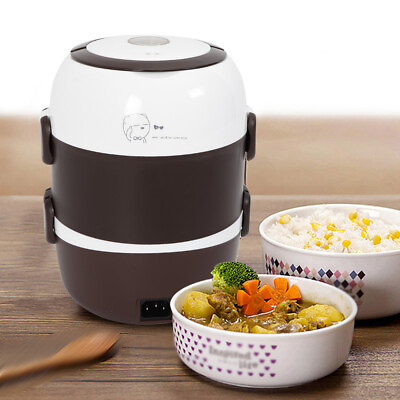 Electric Lunch Box For Home Travel Food Warmer Box Storage Heater 110V 200W 2L $36.00
