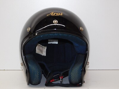 #ad Arai Classic E Black Open Face Motorcycle Bike Helmet L 7 1 4 7 3 8 Snell DOT $49.00