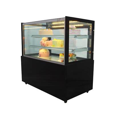 INTSUPERMAI Floor Standing Cake Refrigerated Display Cabinet Merchandiser 396L $1691.00