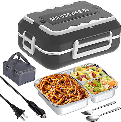 #ad #ad Electric Lunch Box Food Warmer for Car Truck Work Portable Fast Food Heater $37.99